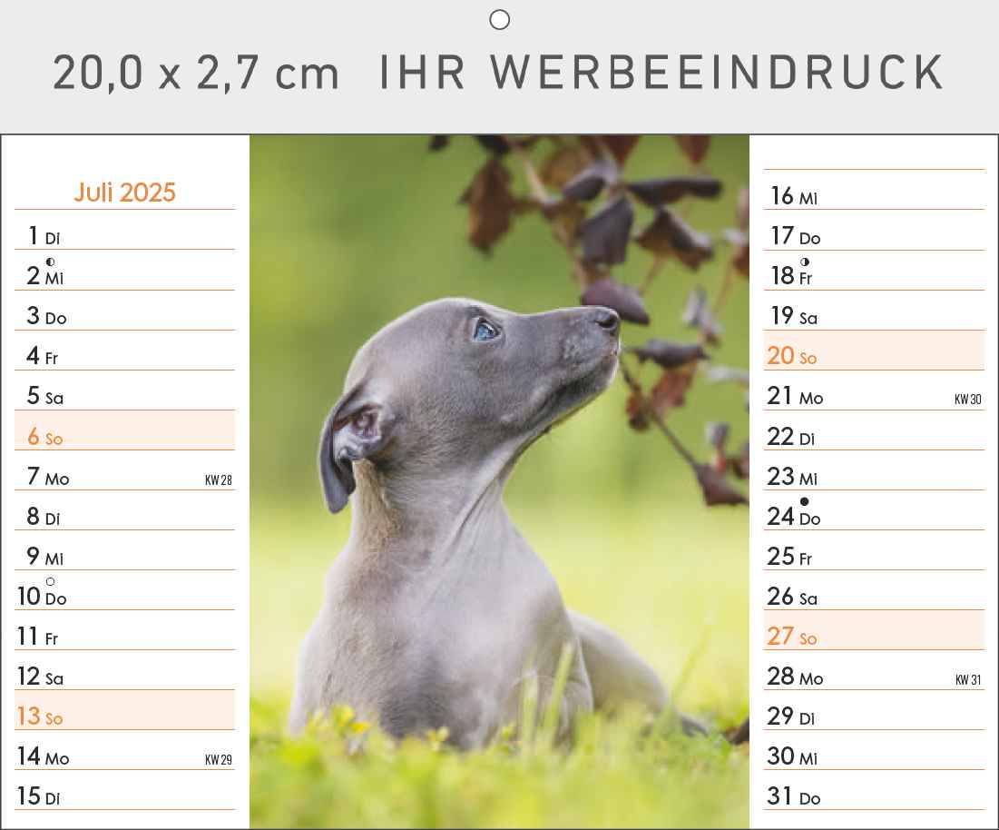 Hunde
mit Tischaufstellfunktion